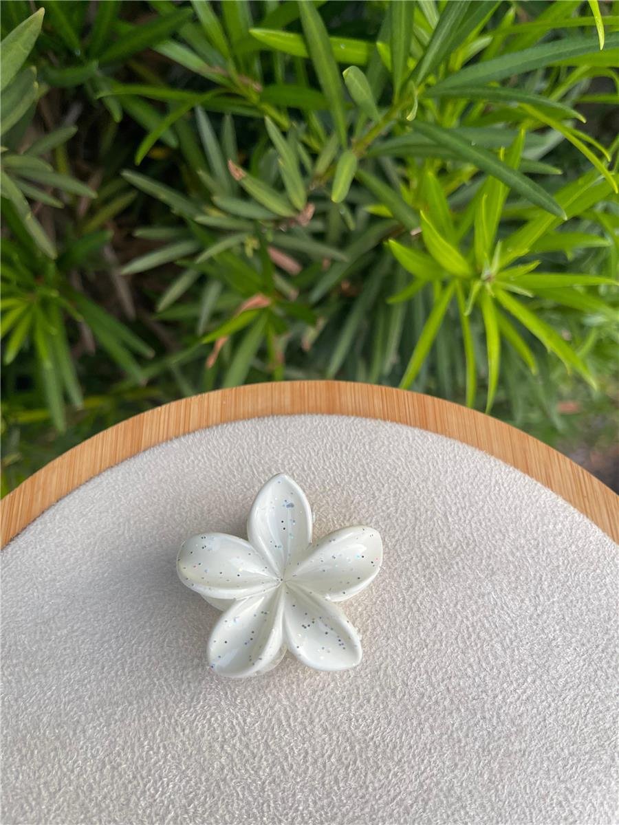 Presilha Flores Com Glitter