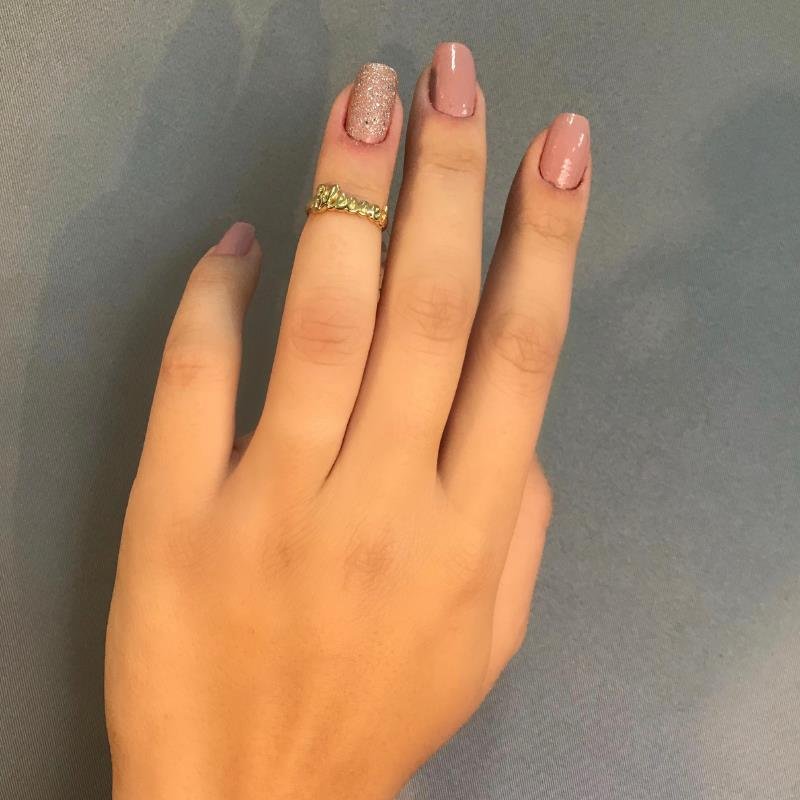 Anel Blessed Falange | Infantil | Banhado a Ouro