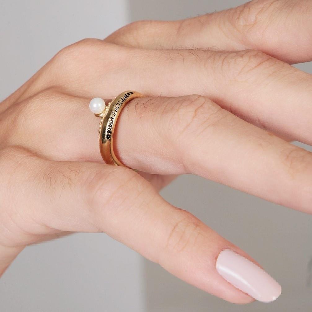 Anel 'Viva Os Detalhes' | Banhado a Ouro