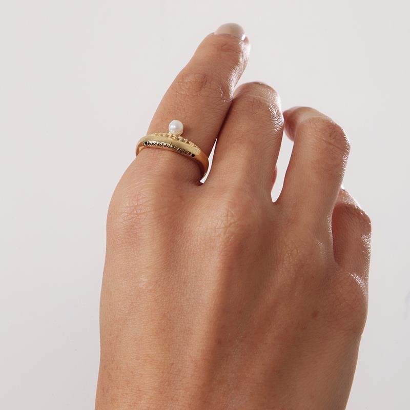 Anel 'Viva Os Detalhes' | Banhado a Ouro