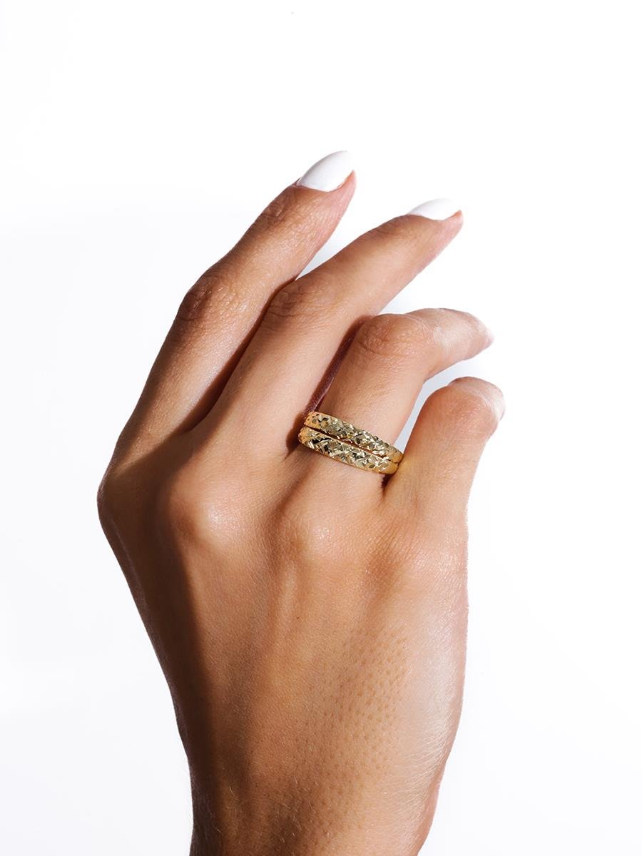 Aparadores de Aliança Diamantados | Banhado a Ouro