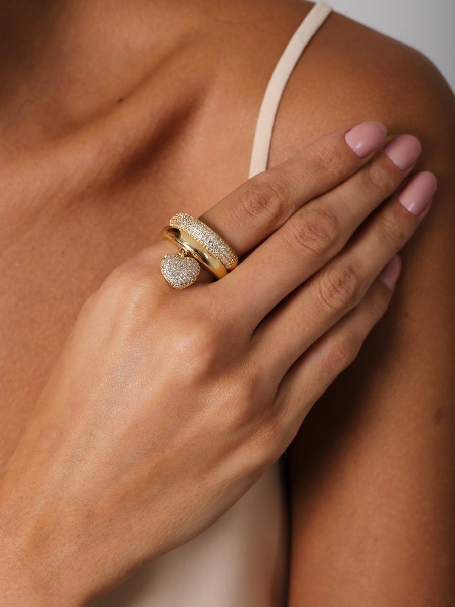 Anel Liso e Cravejado