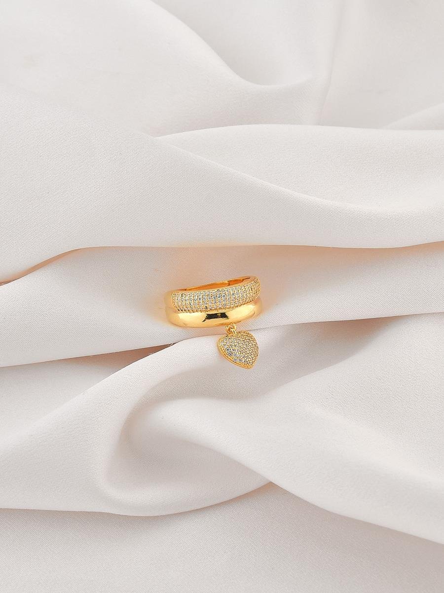 Anel Liso e Cravejado