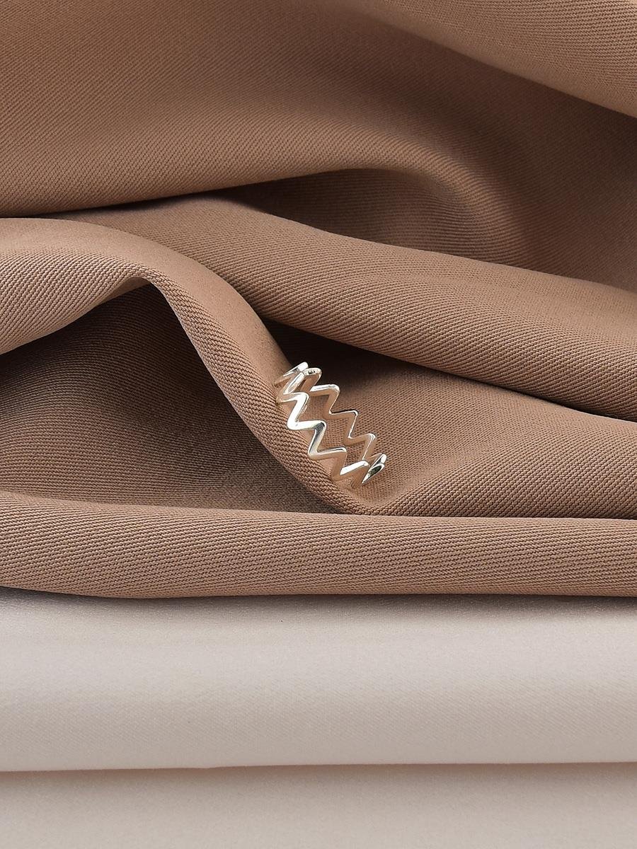 Anel Zig Zag Liso | Prata 925