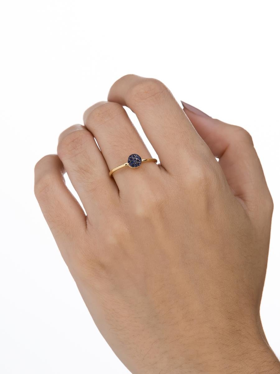 Anel Chuveiro Safira