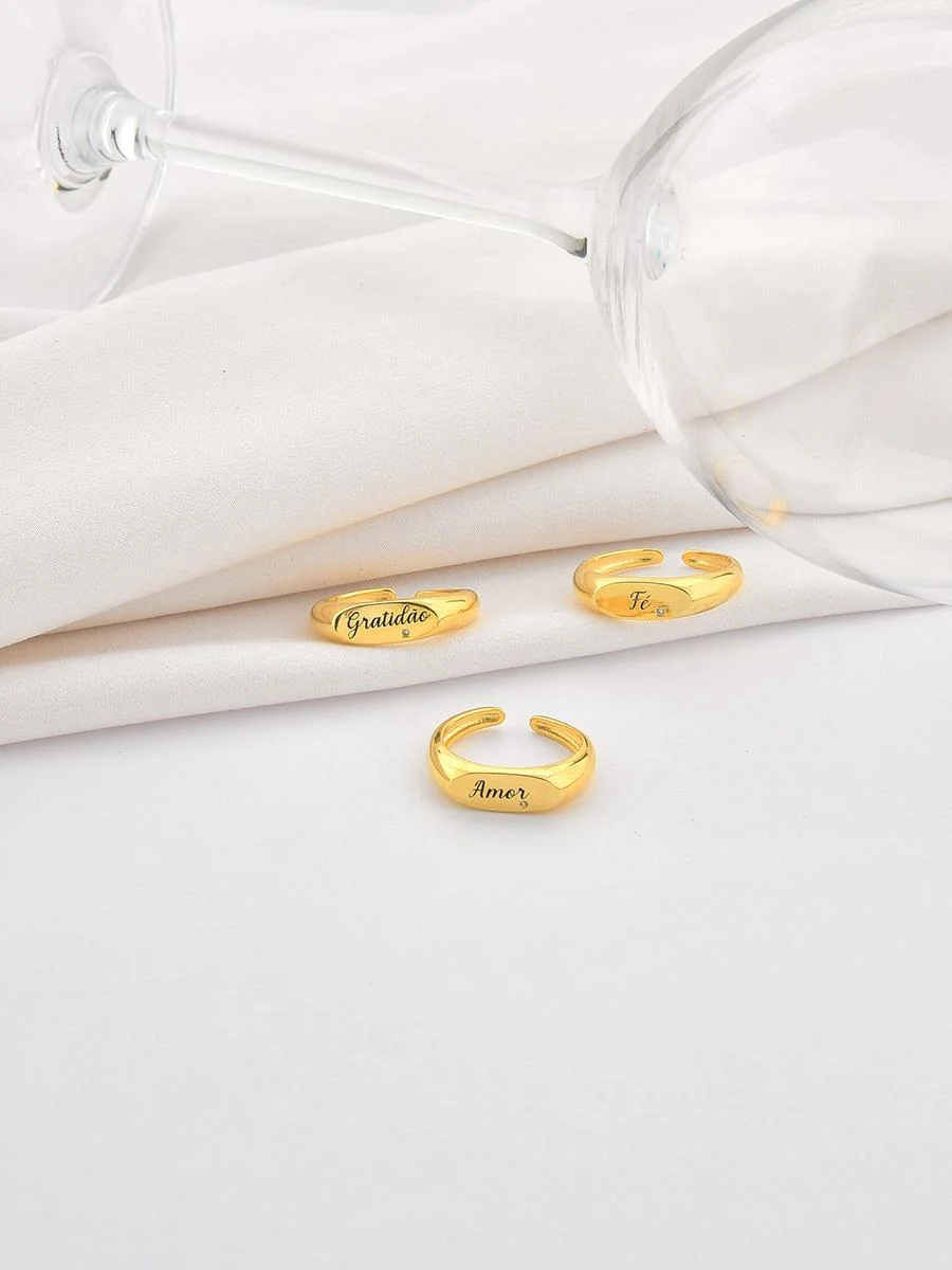 Anel Gratidão | Regulável