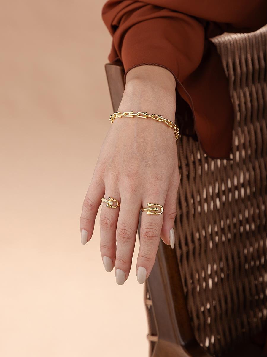 Anel Elo Liso | Banhado a Ouro