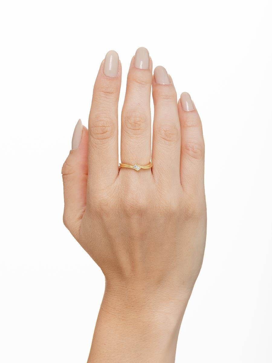 Anel Cravejado | Banhado a Ouro