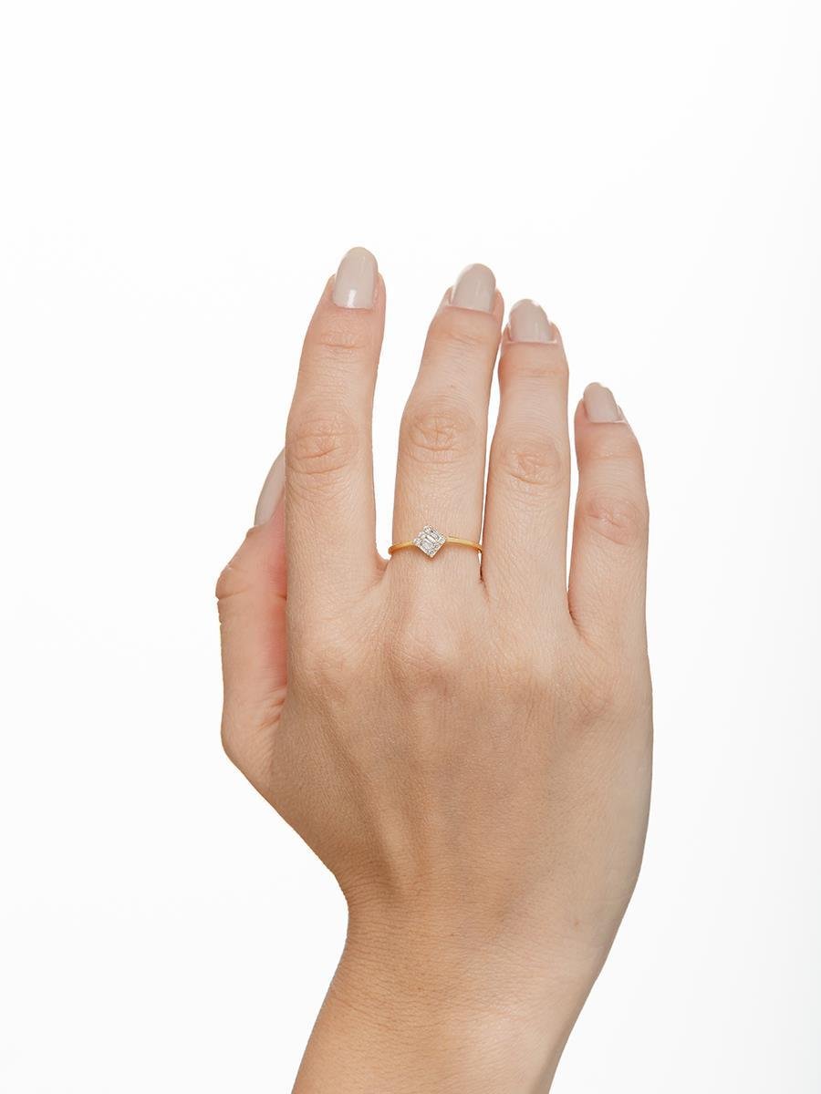 Anel Delicado Cravejado | Banhado a Ouro