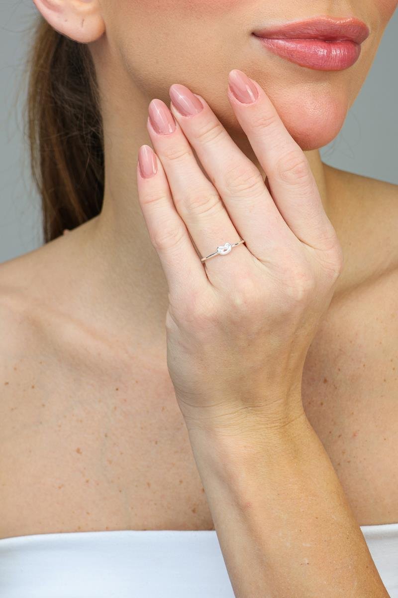 Anel Nó | Prata 925.