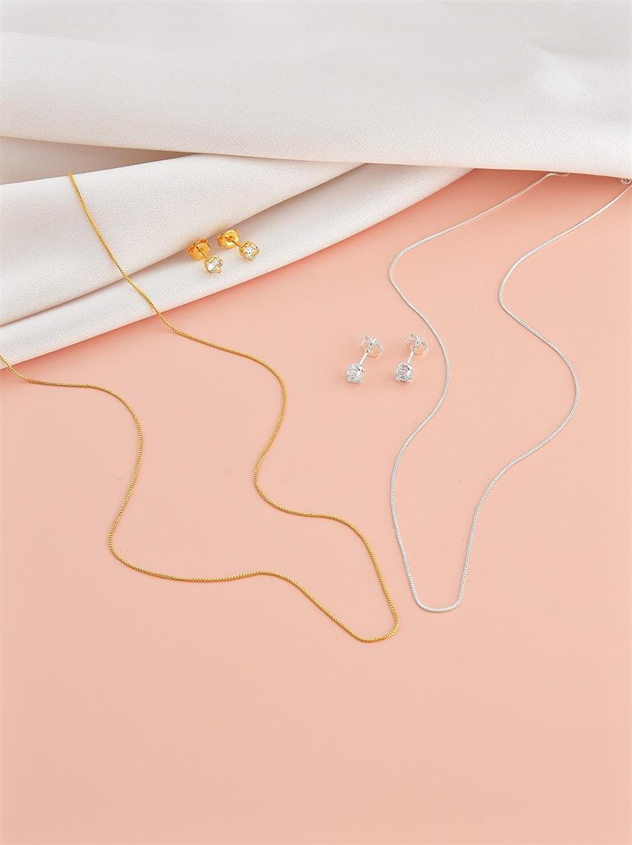 Brinco Ponto de Luz M | Banhado no Prata