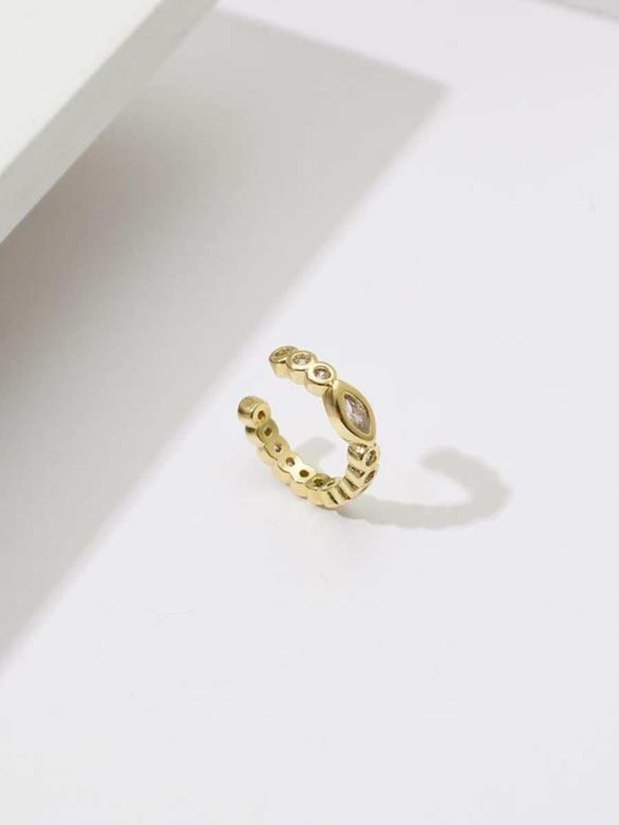 Piercing Dourado Fake com Detalhes | Conch 