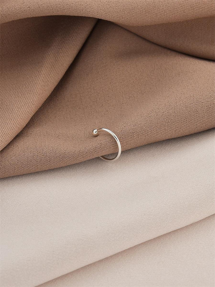 Piercing Liso para Furo Hélix/Daith | Banho de Prata