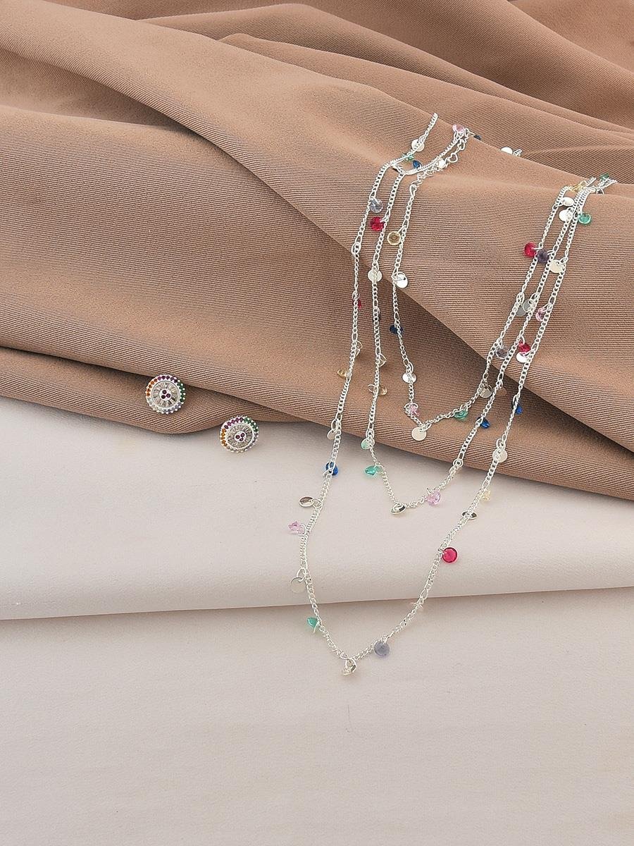 Brinco Pizza Colorida P | Banho de Prata