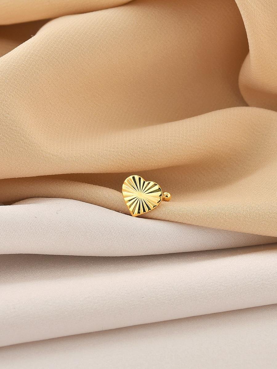 Piercing Fake Coração Dimantado