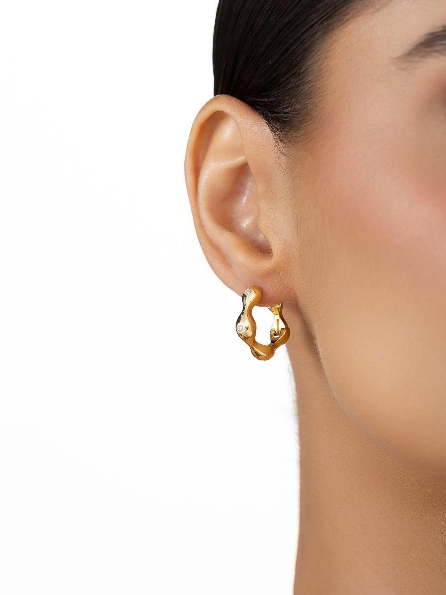 Argola Lisa Detalhe Incolor P