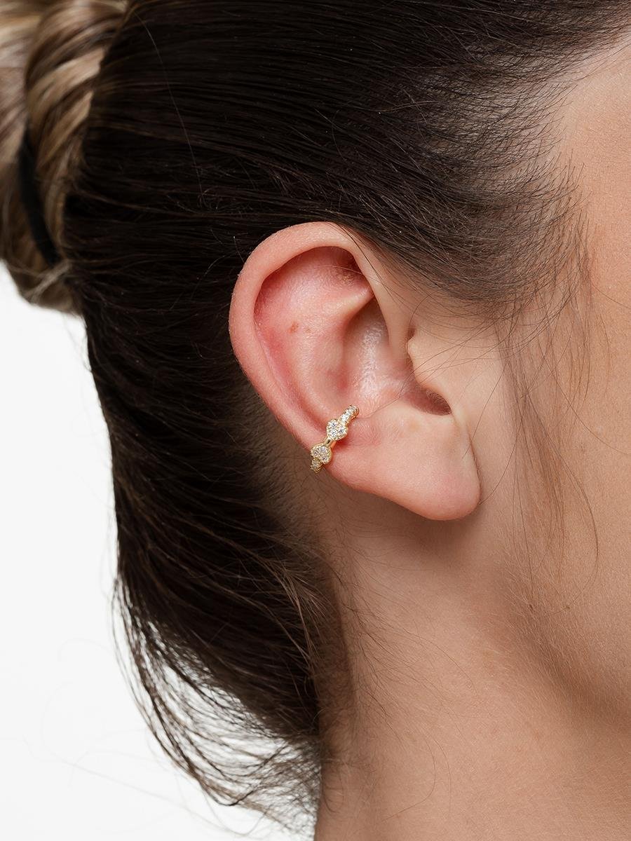 Piercing Fake Laço Cravejado