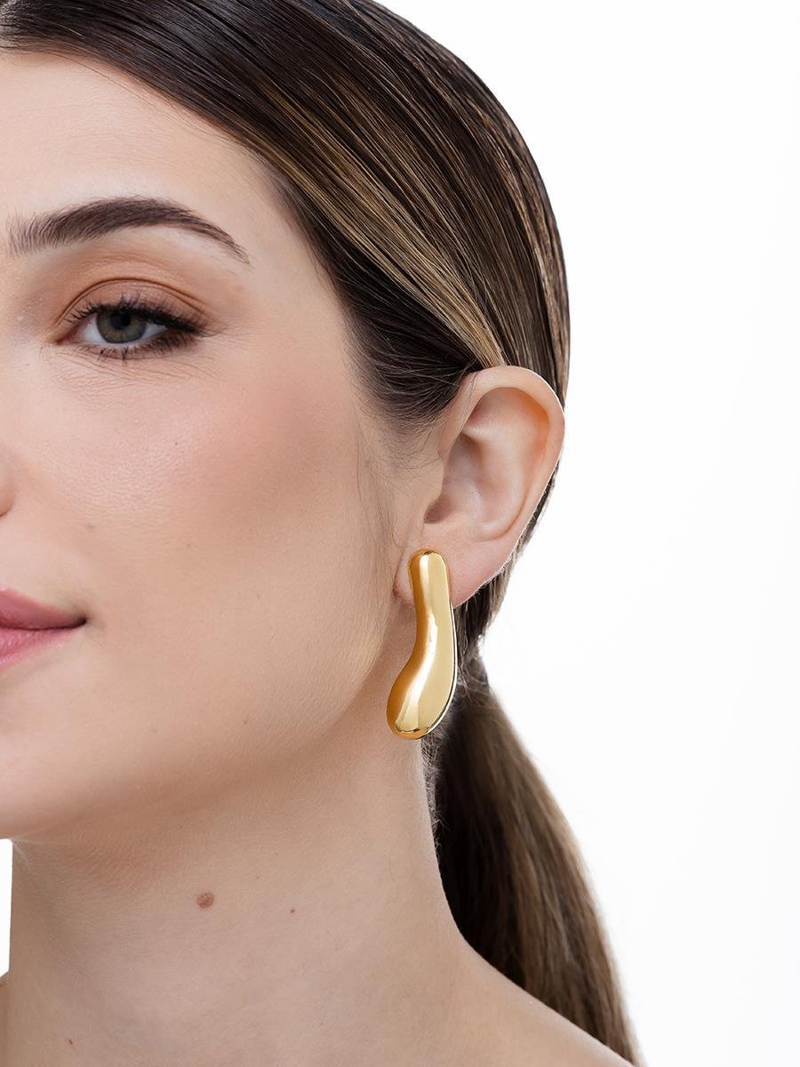 Brinco Gota Maximalista | Banhado a Ouro