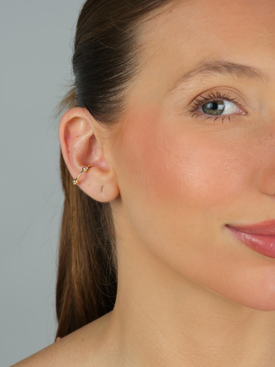 Piercing Fake Cravejado | Banhado a Ouro