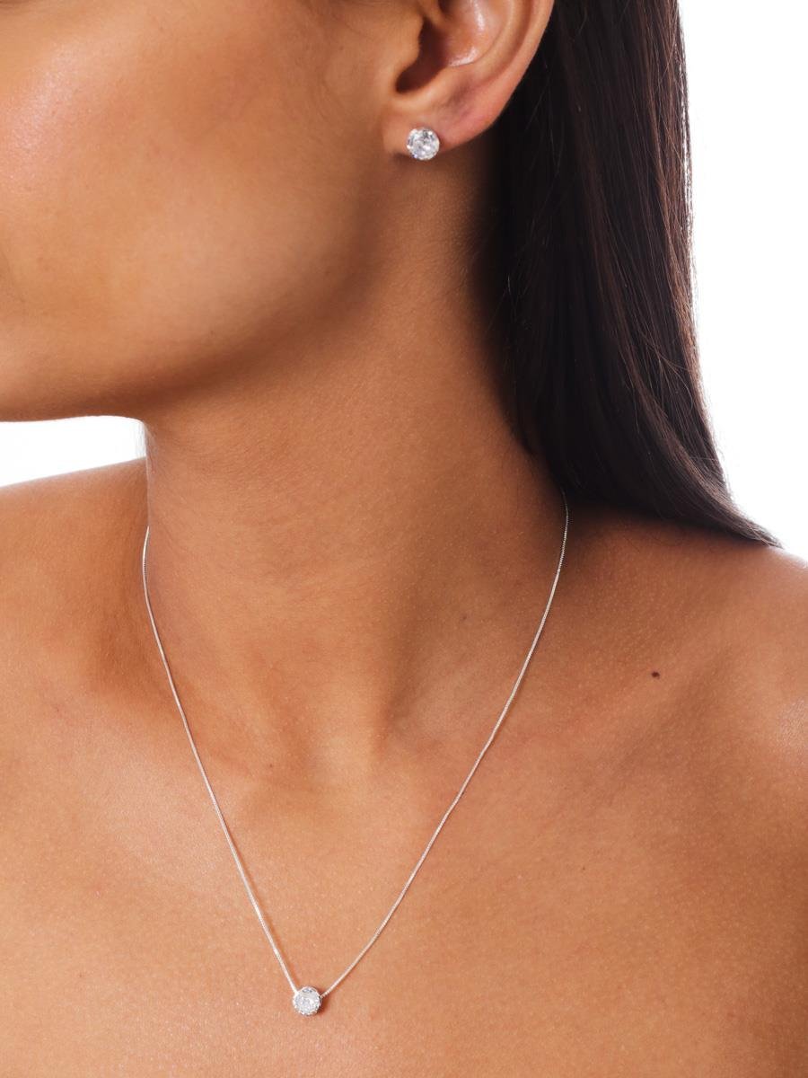 Conjunto Ponto de Luz M 40CM | Banho de Prata