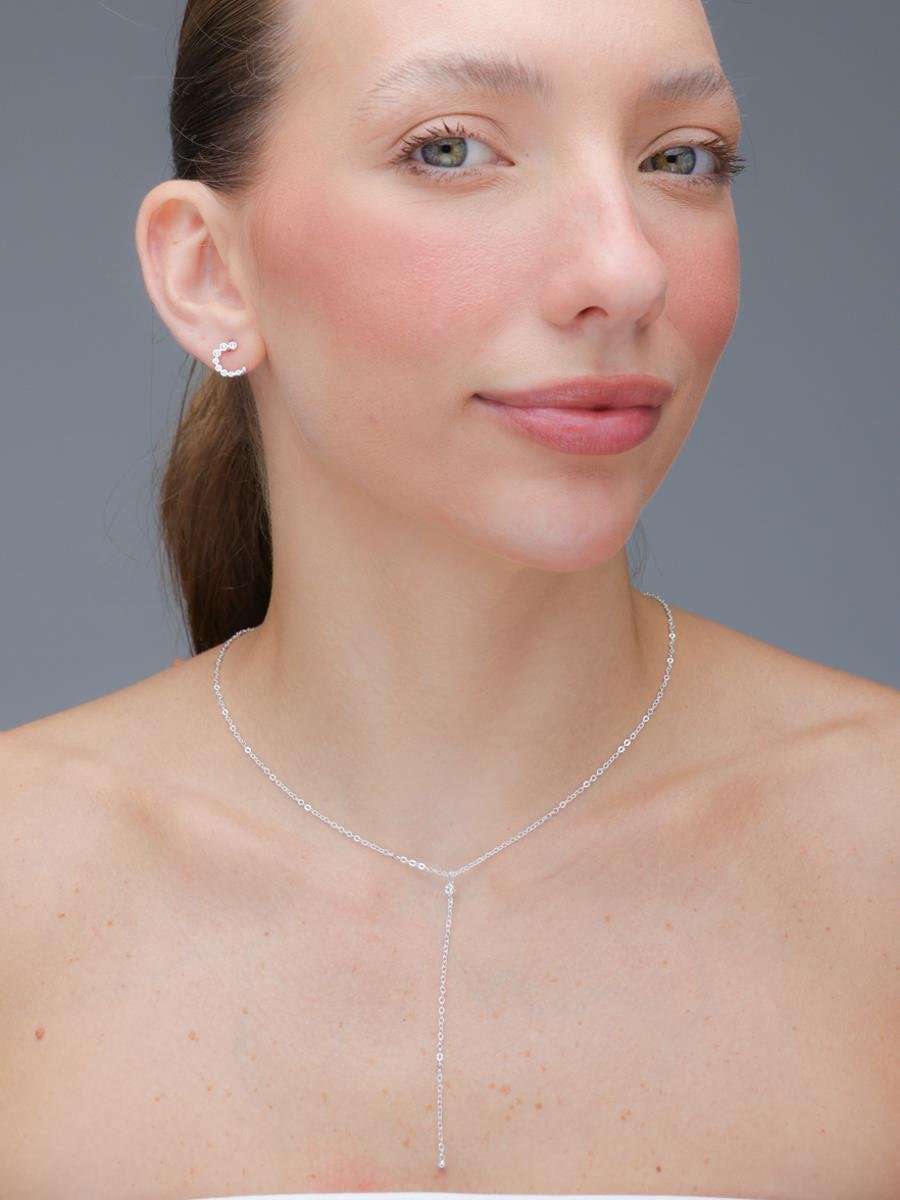 Conjunto Gravata | Banho de Prata.