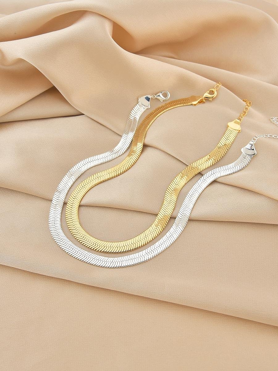 Choker Dourada de Fita 7 MM