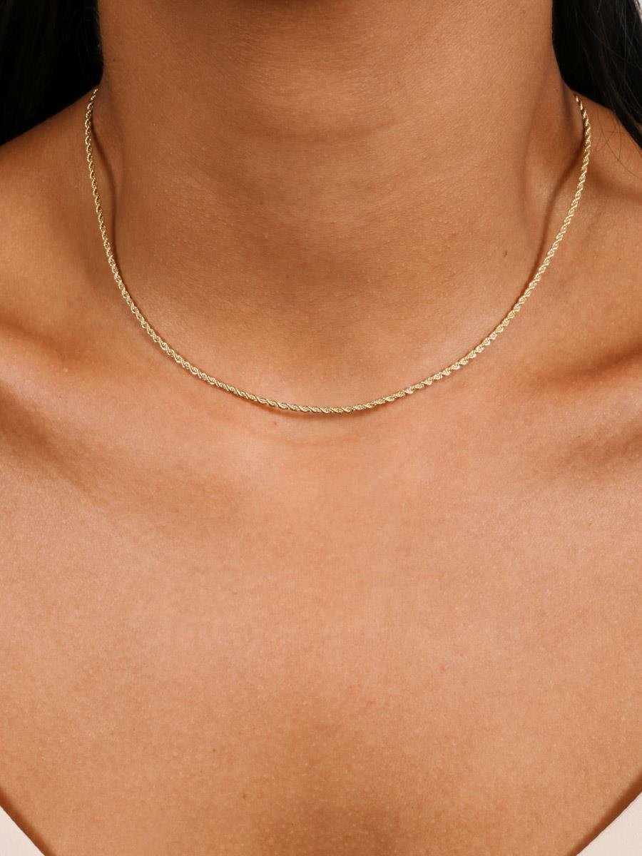 Chocker Cordão Baiano 40CM 1.5MM | Banhado a Ouro