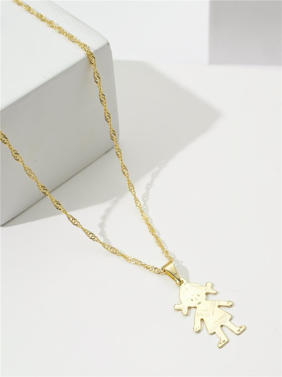 Colar Dourado de Menina