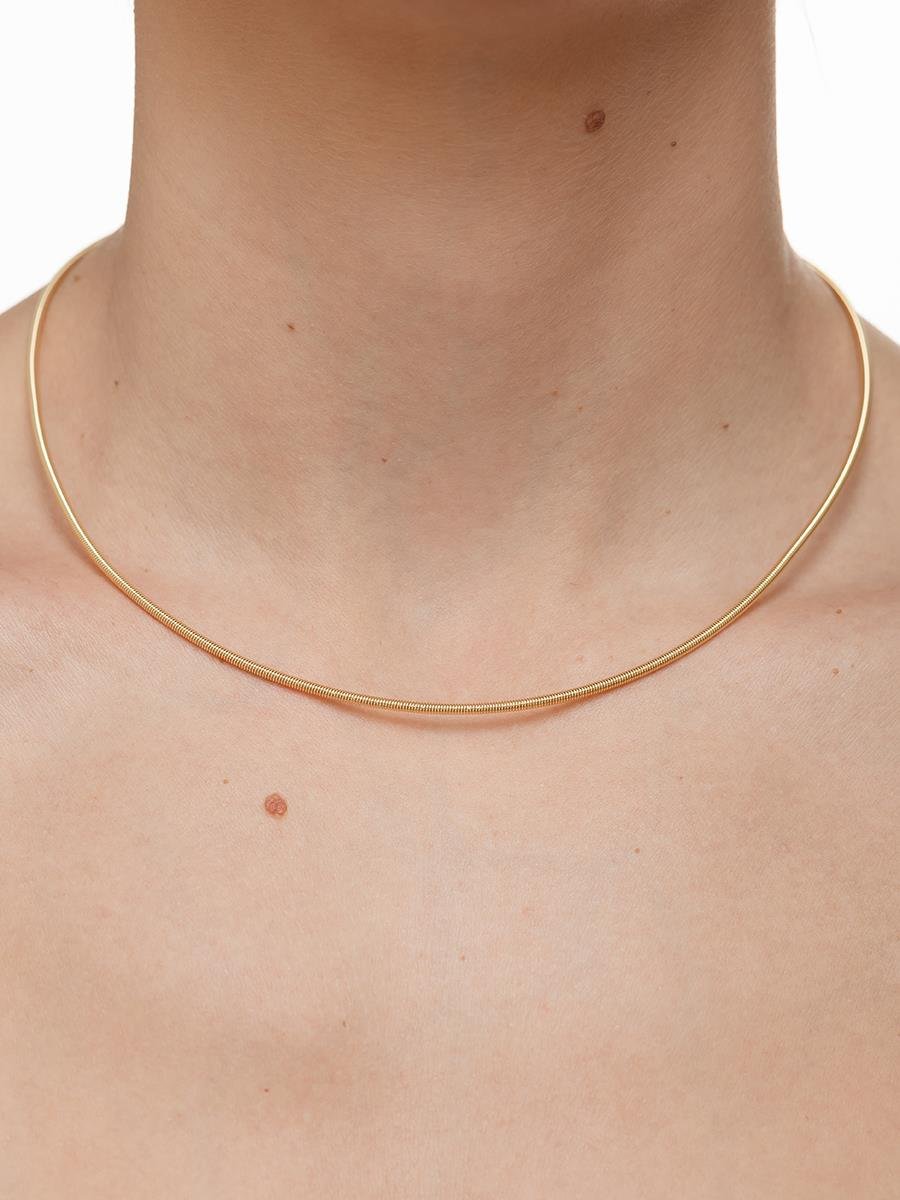 Colar Fio de Violão | Banhado a Ouro