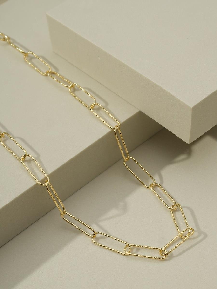 Choker de Elos Diamantados | Banhado a Ouro