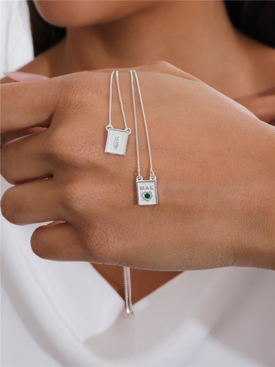 Escapulário Mãe Menino | Prata 925