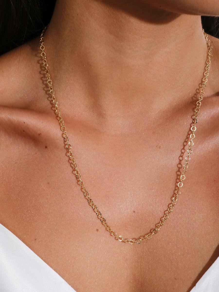 Colar Elos Redondos Liso