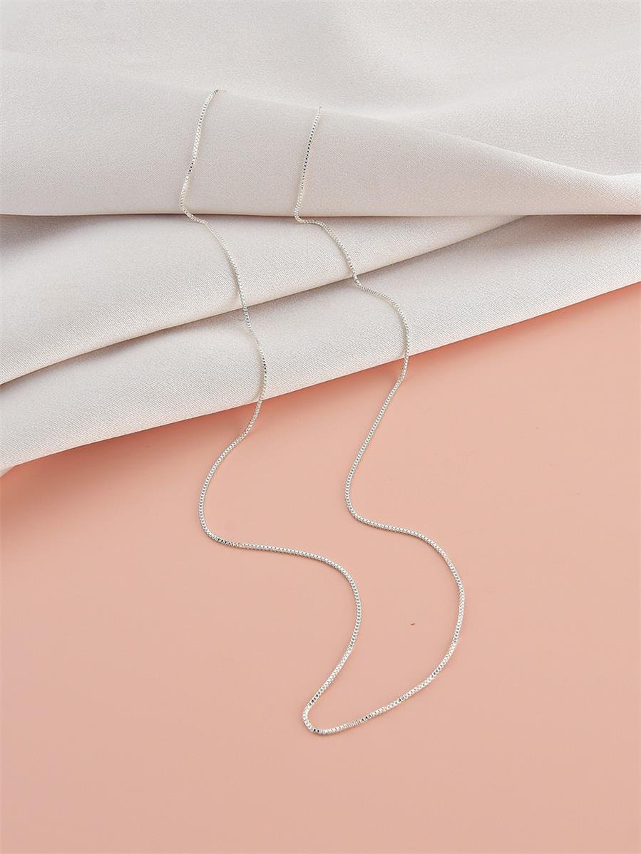 Corrente Veneziana Fina 50 cm | Banhado no Prata