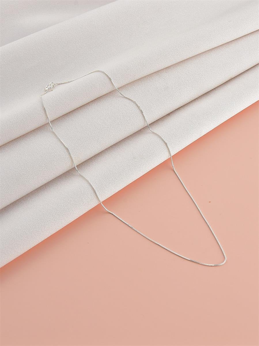 Colar de Veneziana Fina | Infantil | Banho de Prata