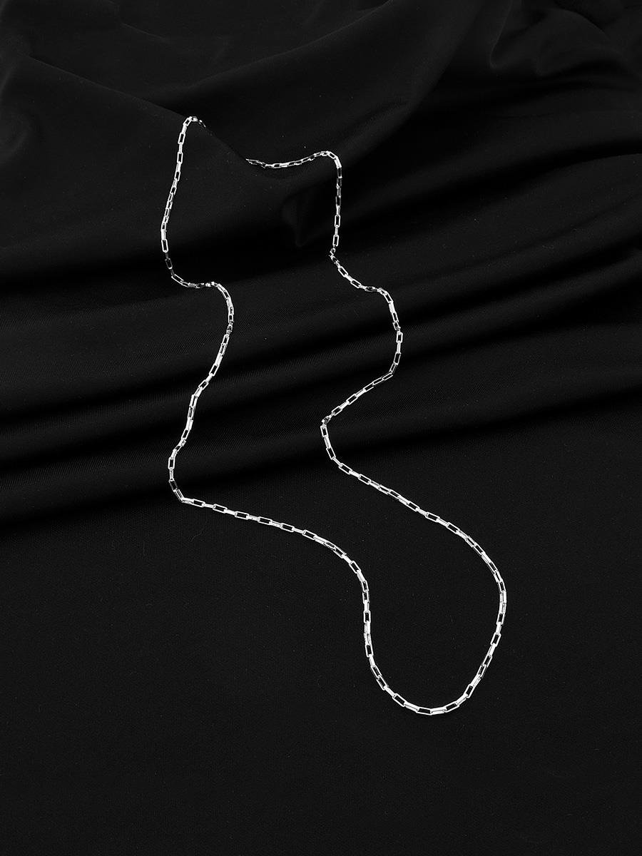 Colar Masculino Elo Tijolinho | Prata 925