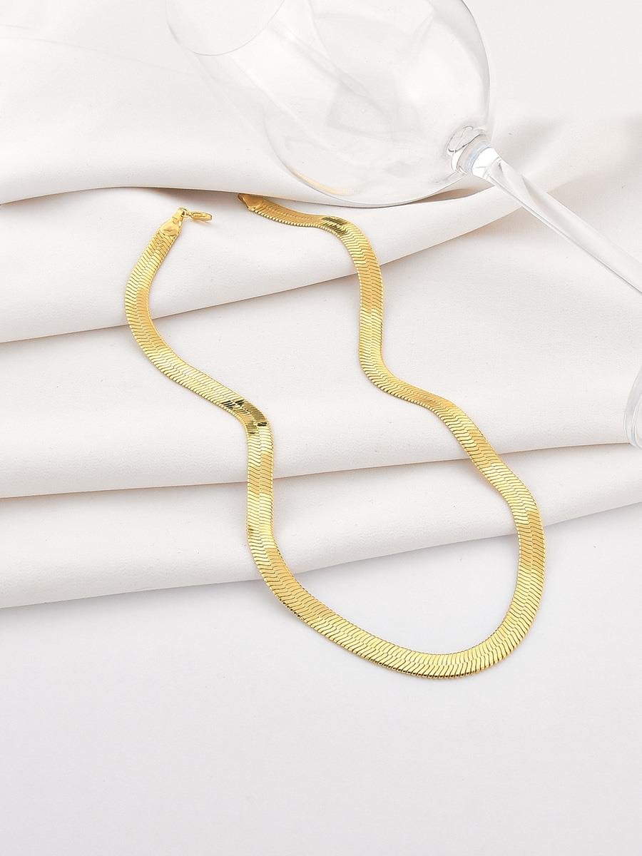 Choker Malha Fita 7MM | Banhado a Ouro.