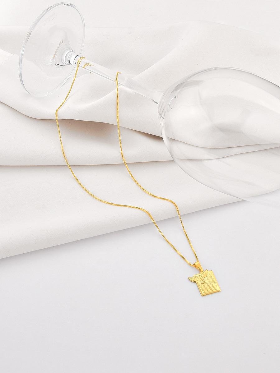 Colar Pai Nosso | Banhado a Ouro