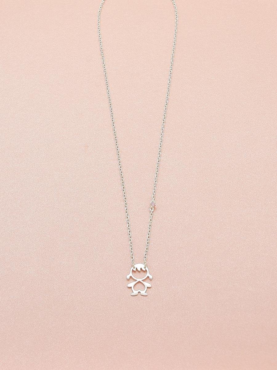 Colar Menina | Prata 925