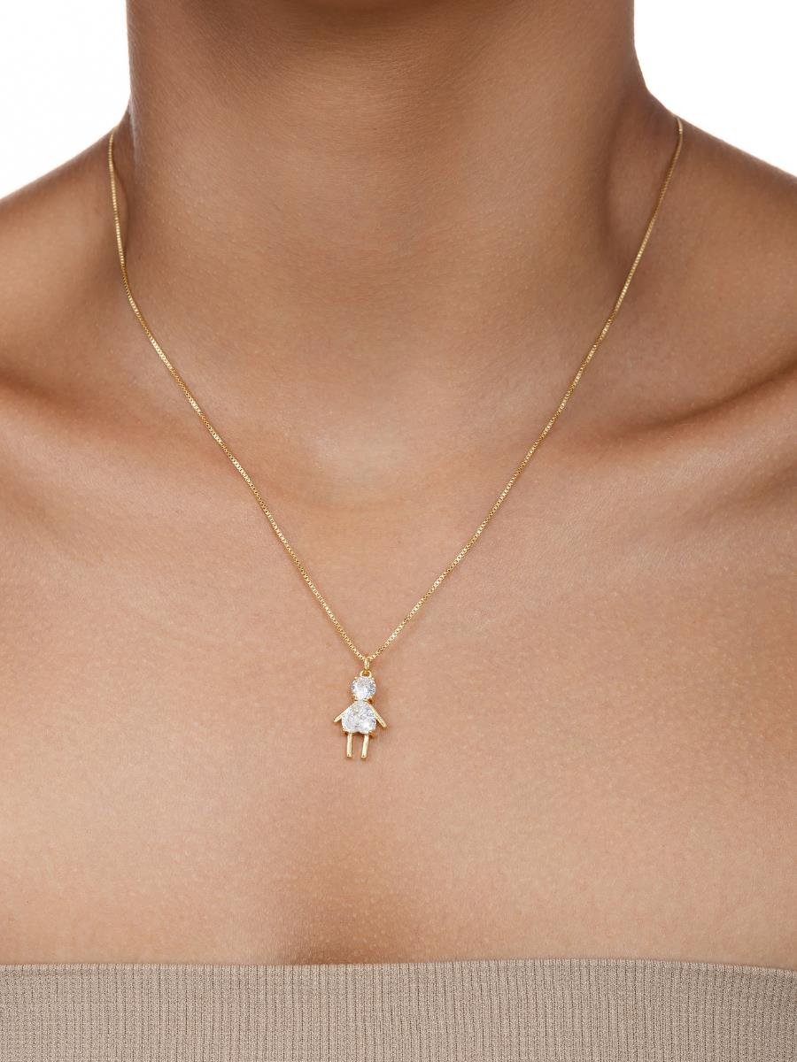 Colar Menina Incolor