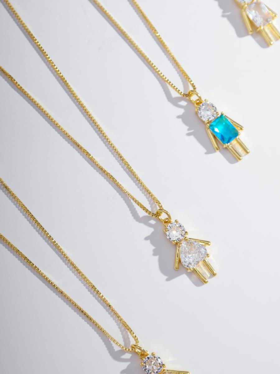 Colar Menina Incolor