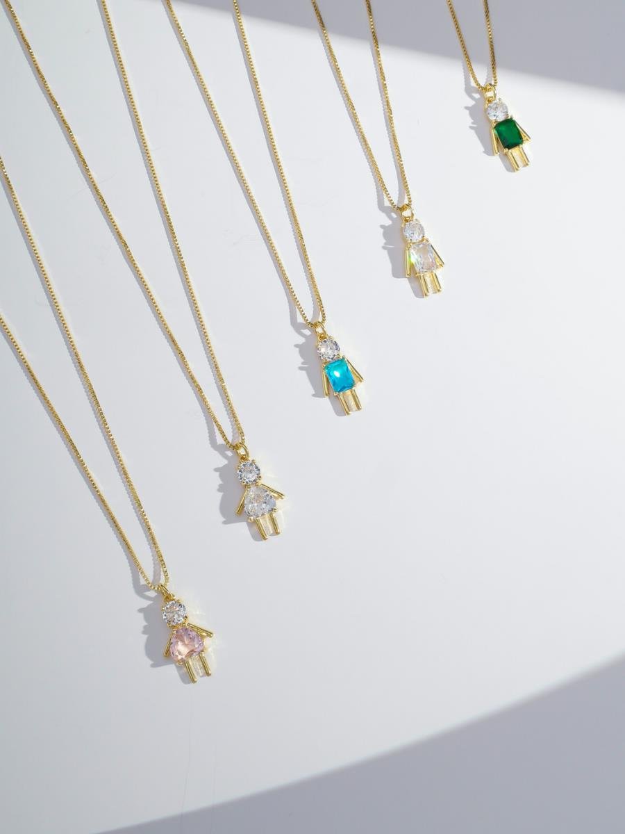 Colar Menina Incolor