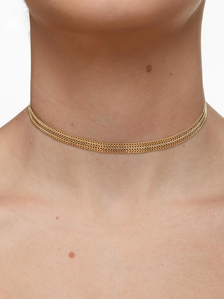 Choker Malha Vazada Lisa