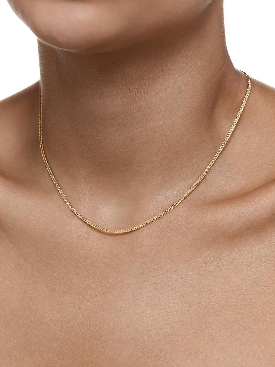 Colar Mini Elos 40 CM | Banhado a Ouro