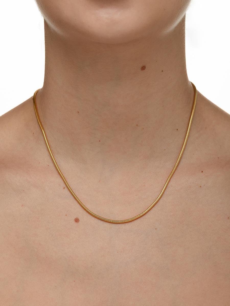 Colar Rabo de Rato 45CM | Banhado a Ouro