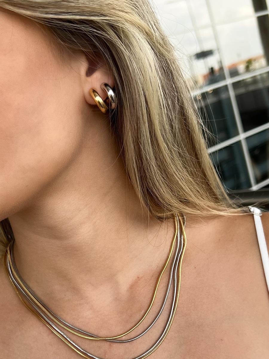 Colar Rabo de Rato 45CM | Banhado a Ouro