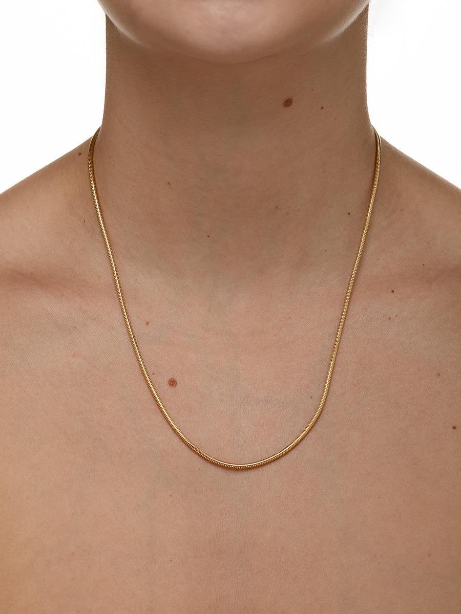 Colar Rabo de Rato 50CM | Banhado a Ouro