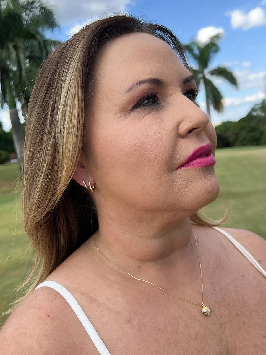 Colar Coração com Zircônia Cravejada | Banhado a Ouro