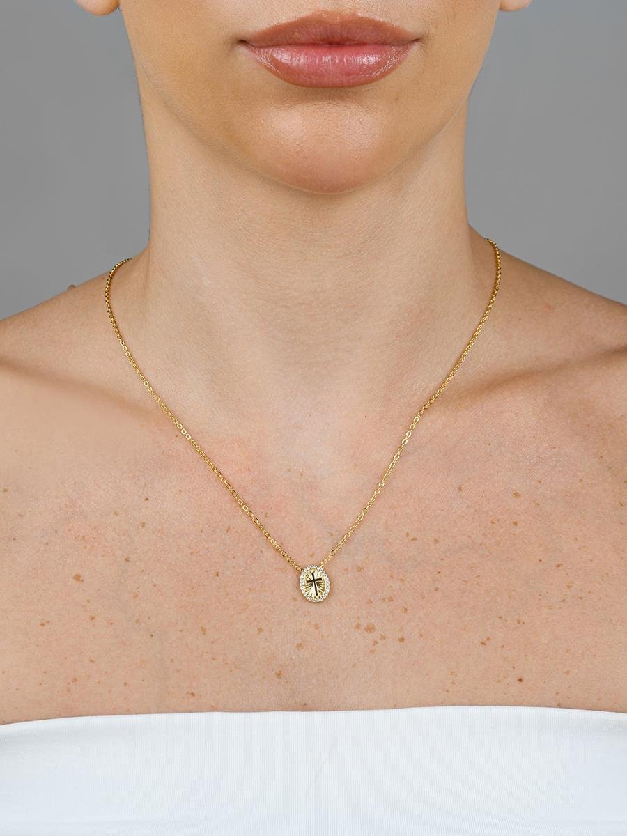 Escapulário Nossa Senhora Das Graças | Banhado a Ouro