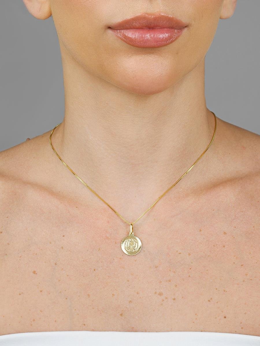 Colar São Bento | Banhado a Ouro