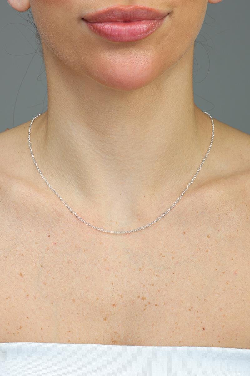 Colar Elo Potuguês Fino | Prata 925